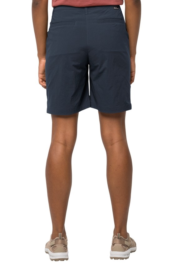 Navy Women Jack Wolfskin Desert Shorts | 81174811