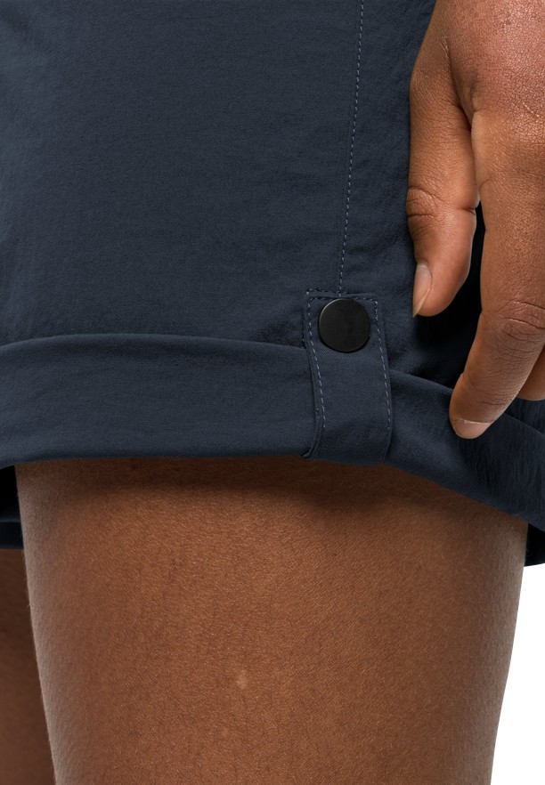 Navy Women Jack Wolfskin Desert Shorts | 81174811