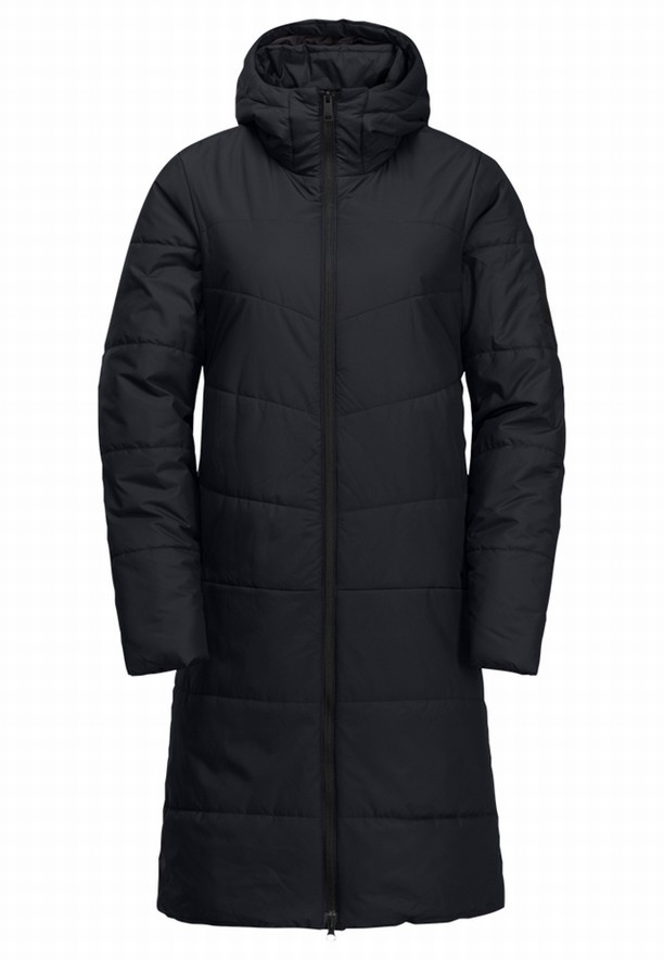 Navy Women Jack Wolfskin Deutzer Coats | 86607998