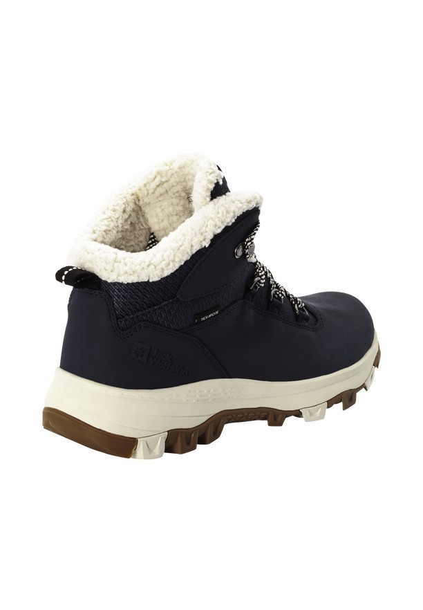 Navy Women Jack Wolfskin Everquest Texapore Mid Winter Shoes | 43560666