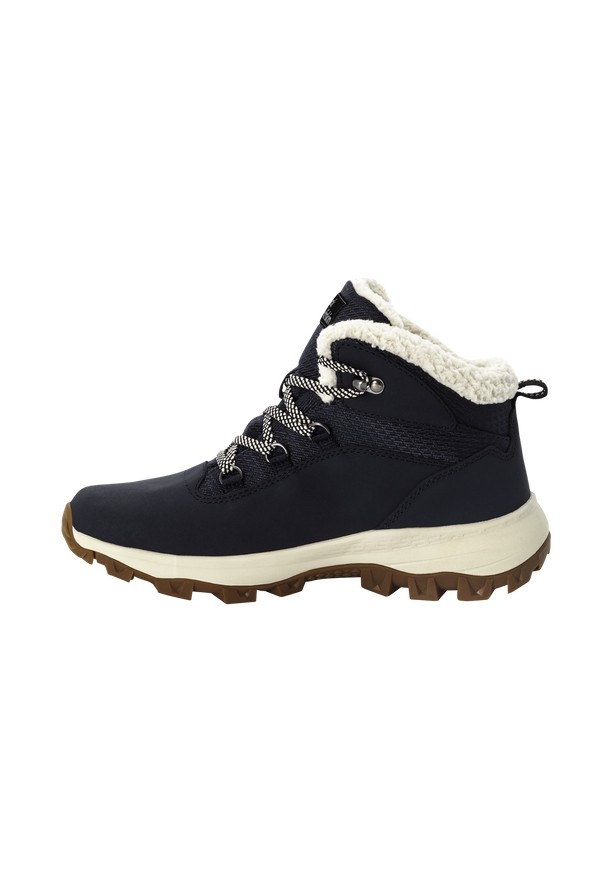 Navy Women Jack Wolfskin Everquest Texapore Mid Winter Shoes | 43560666