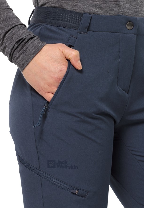 Navy Women Jack Wolfskin Geigelstein Hiking Pants | 28911118