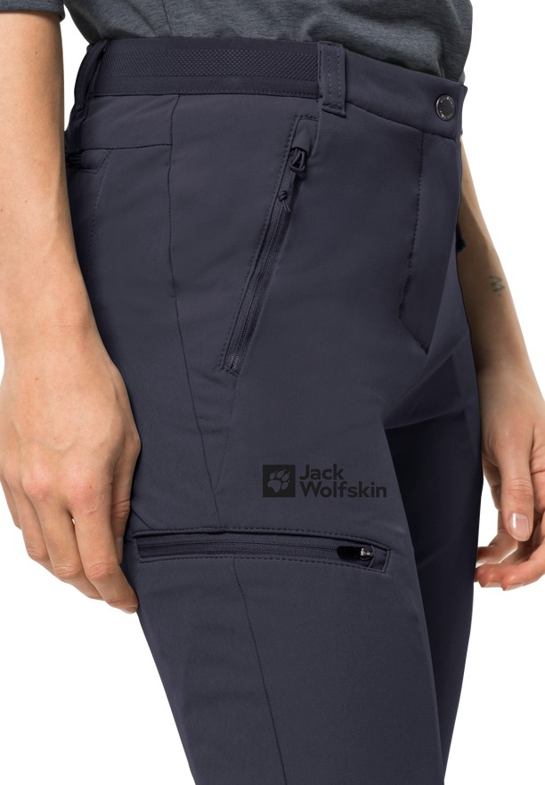 Navy Women Jack Wolfskin Geigelstein Hiking Pants | 34290212