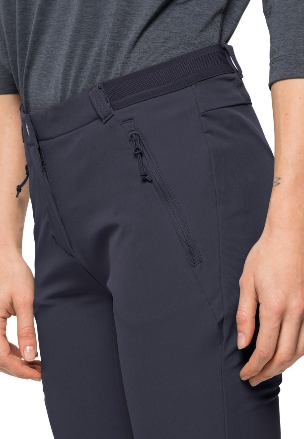 Navy Women Jack Wolfskin Geigelstein Hiking Pants | 34290212