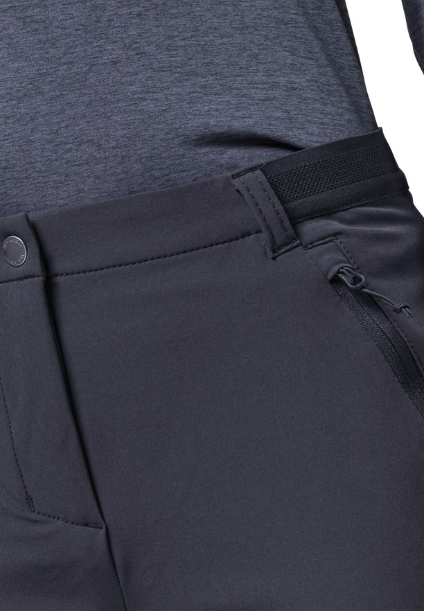 Navy Women Jack Wolfskin Geigelstein Slim Hiking Pants | 47770304