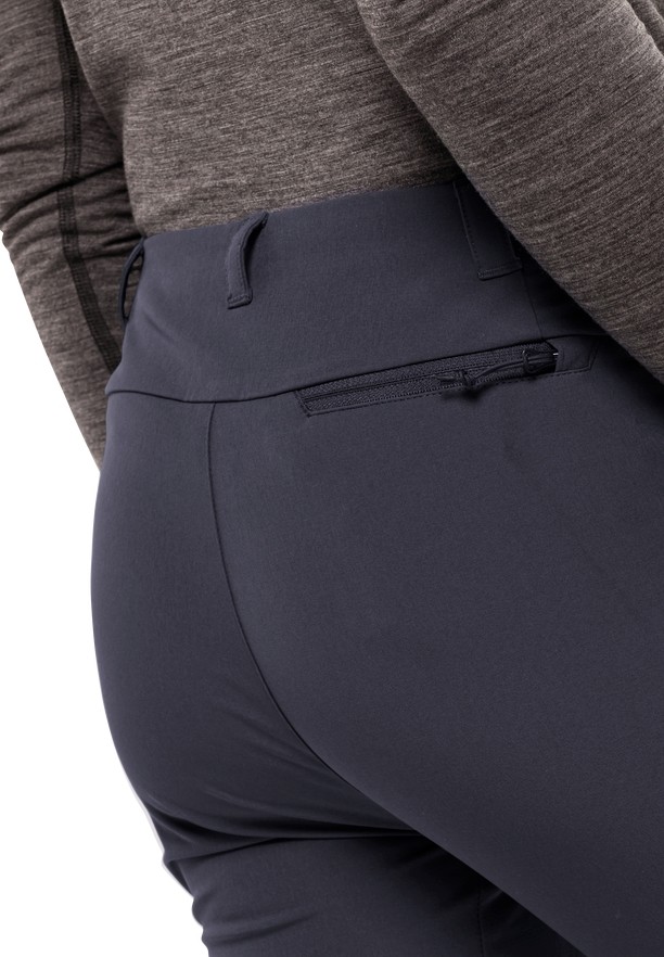 Navy Women Jack Wolfskin Geigelstein Slim Hiking Pants | 47770304