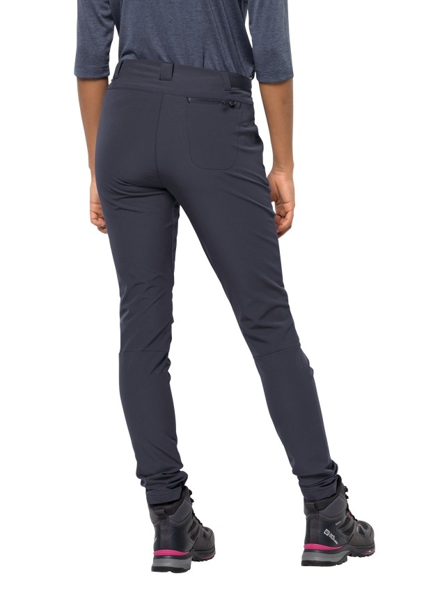 Navy Women Jack Wolfskin Geigelstein Slim Hiking Pants | 47770304