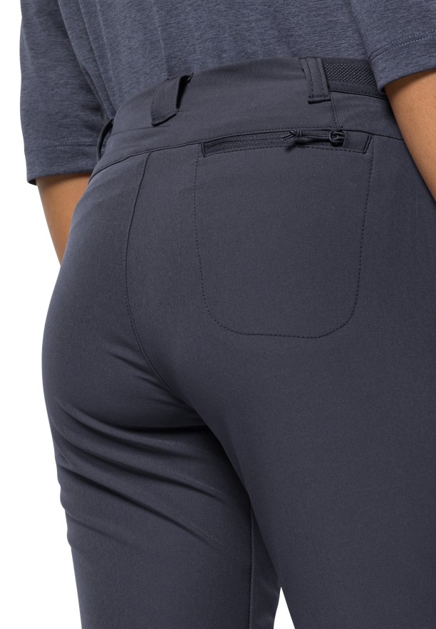 Navy Women Jack Wolfskin Geigelstein Slim Hiking Pants | 47770304