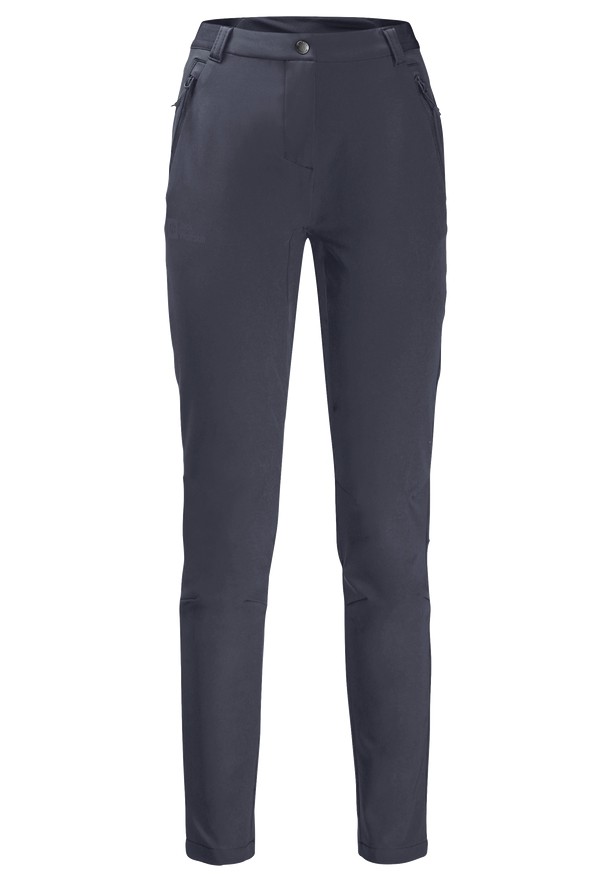 Navy Women Jack Wolfskin Geigelstein Slim Hiking Pants | 47770304