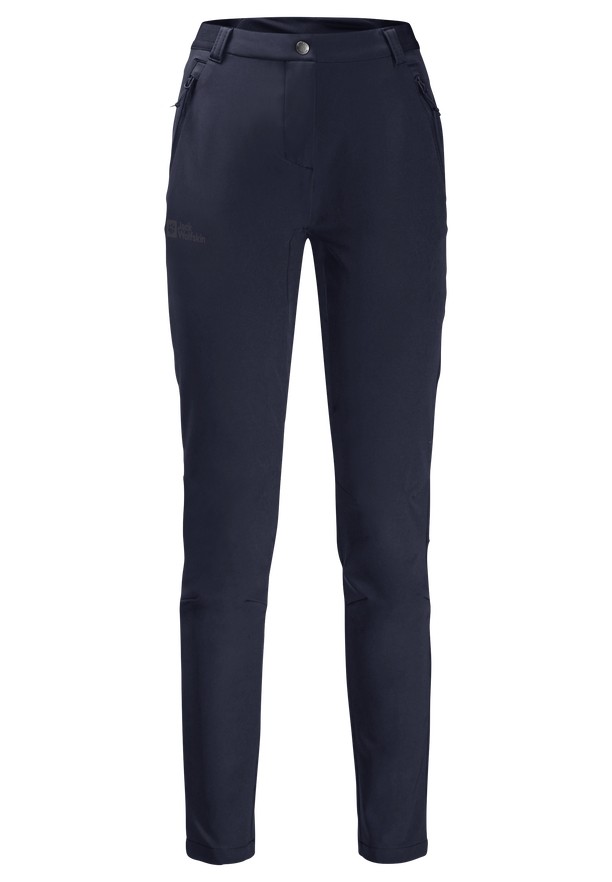 Navy Women Jack Wolfskin Geigelstein Slim Hiking Pants | 96938318