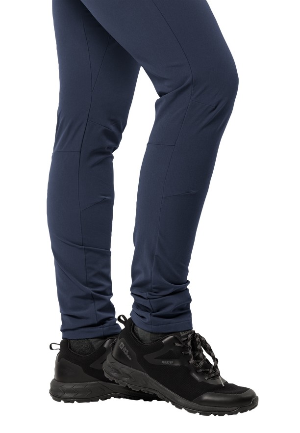 Navy Women Jack Wolfskin Geigelstein Slim Hiking Pants | 96938318
