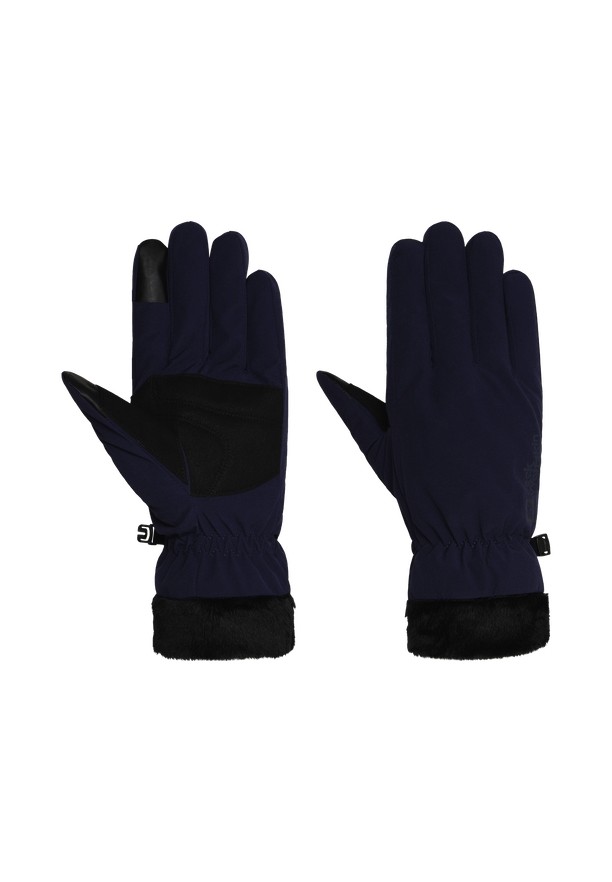 Navy Women Jack Wolfskin Highloft Gloves | 79316017