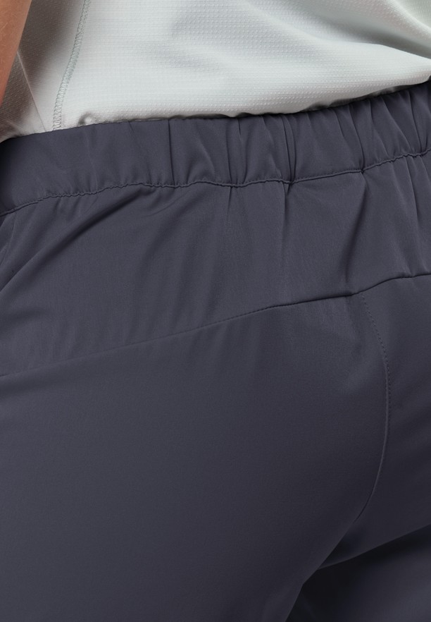 Navy Women Jack Wolfskin Hiking Alpine Shorts | 77346652