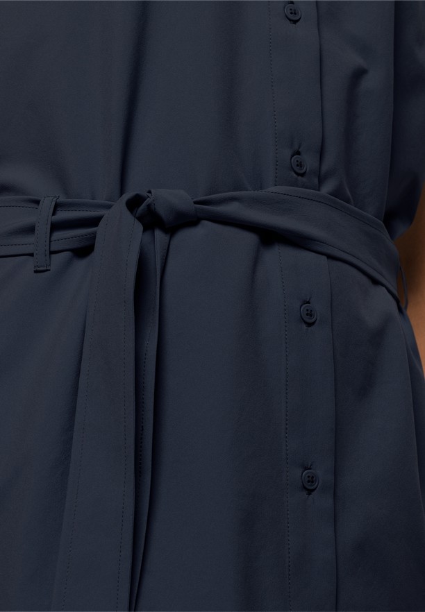 Navy Women Jack Wolfskin Holiday Midi Dress | 60863452