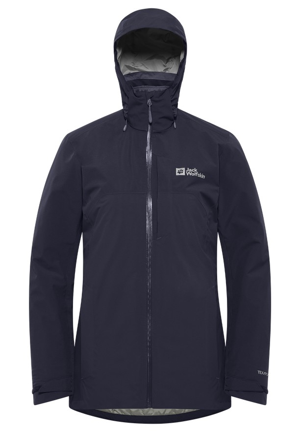 Navy Women Jack Wolfskin Hunberg 3in1 Jackets | 82121086