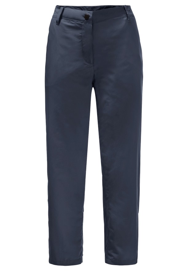 Navy Women Jack Wolfskin Kalahari 7/8 Pants | 56063579