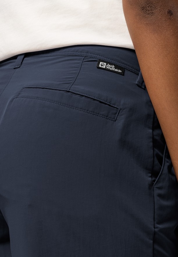 Navy Women Jack Wolfskin Kalahari 7/8 Pants | 56063579