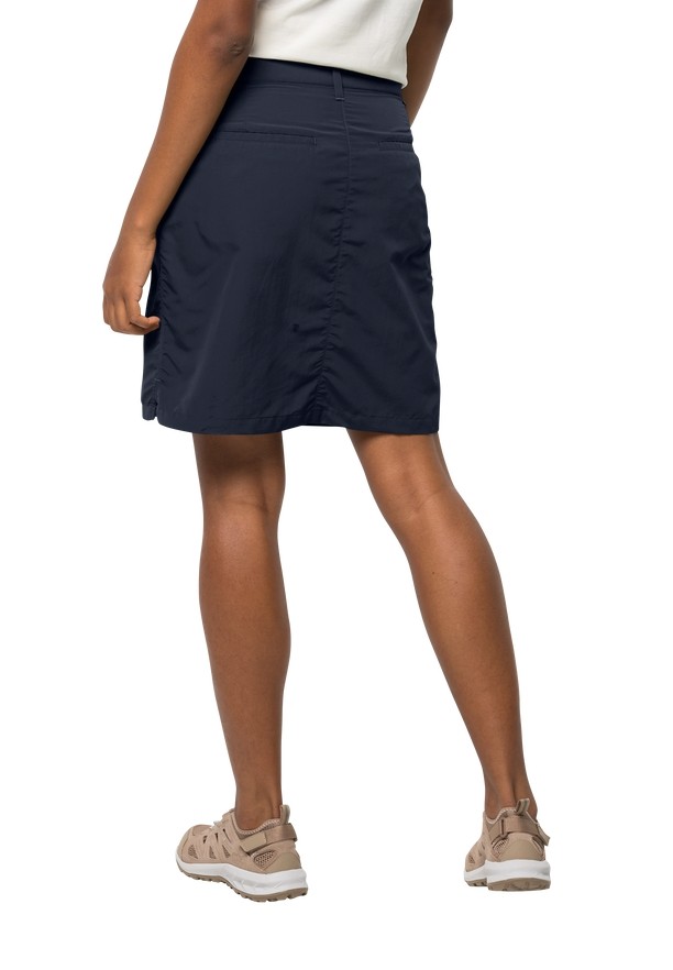 Navy Women Jack Wolfskin Kalahari Skorts | 18111701