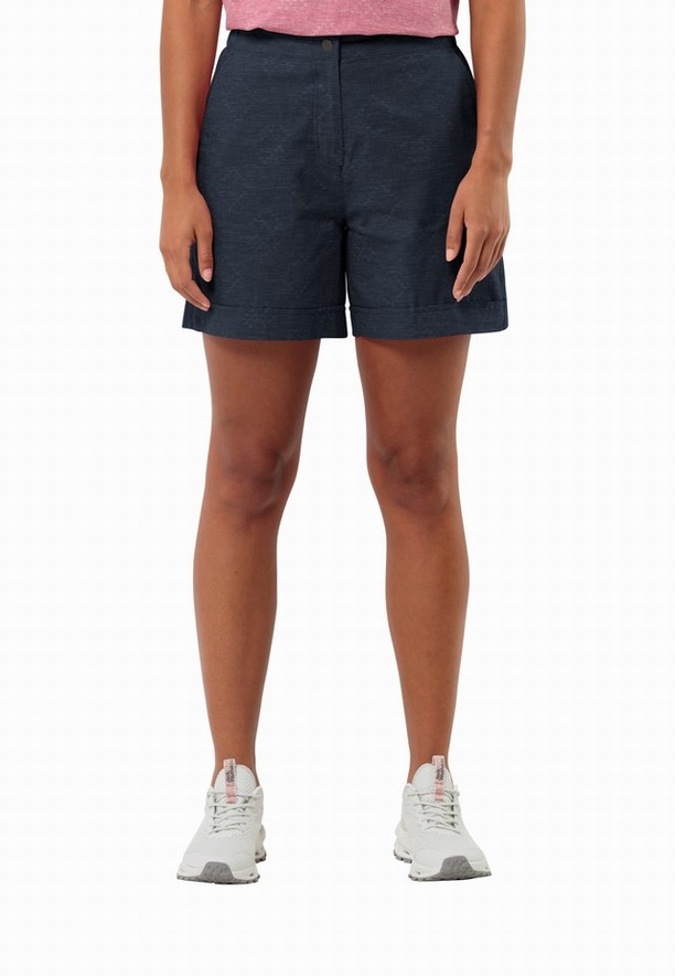 Navy Women Jack Wolfskin Karana Shorts | 70084553