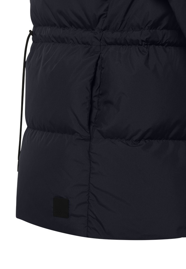 Navy Women Jack Wolfskin Kirschallee Winter Jackets | 72795348