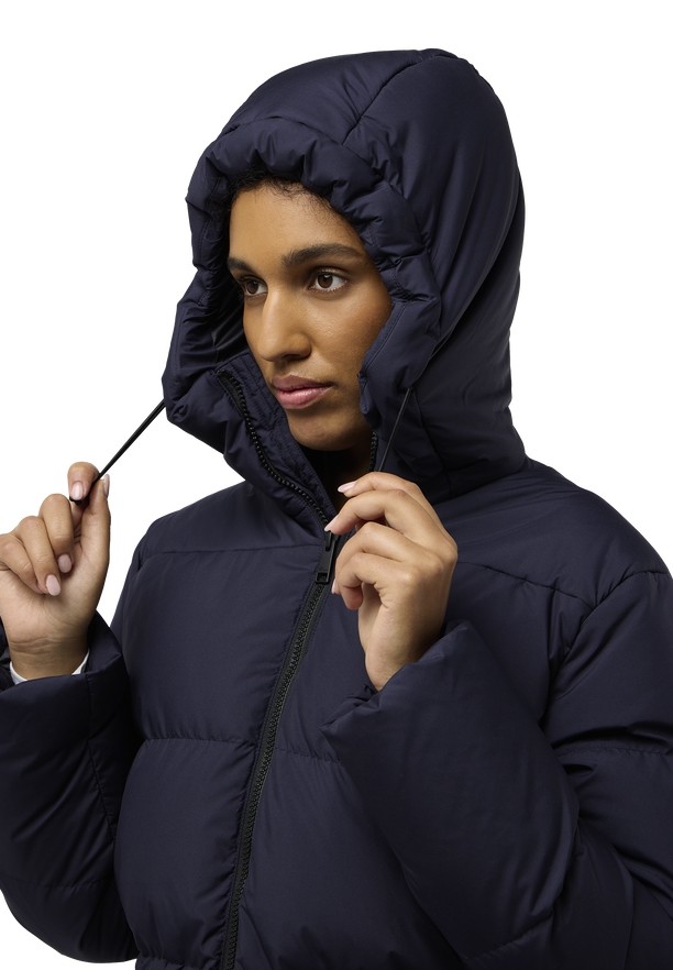 Navy Women Jack Wolfskin Kirschallee Winter Jackets | 72795348
