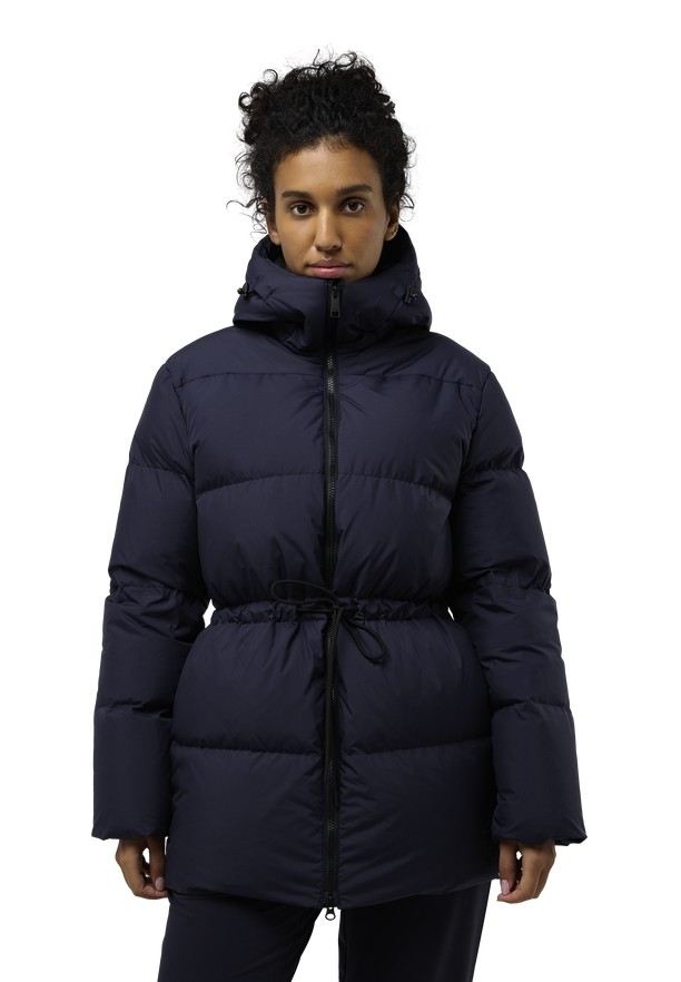 Navy Women Jack Wolfskin Kirschallee Winter Jackets | 72795348