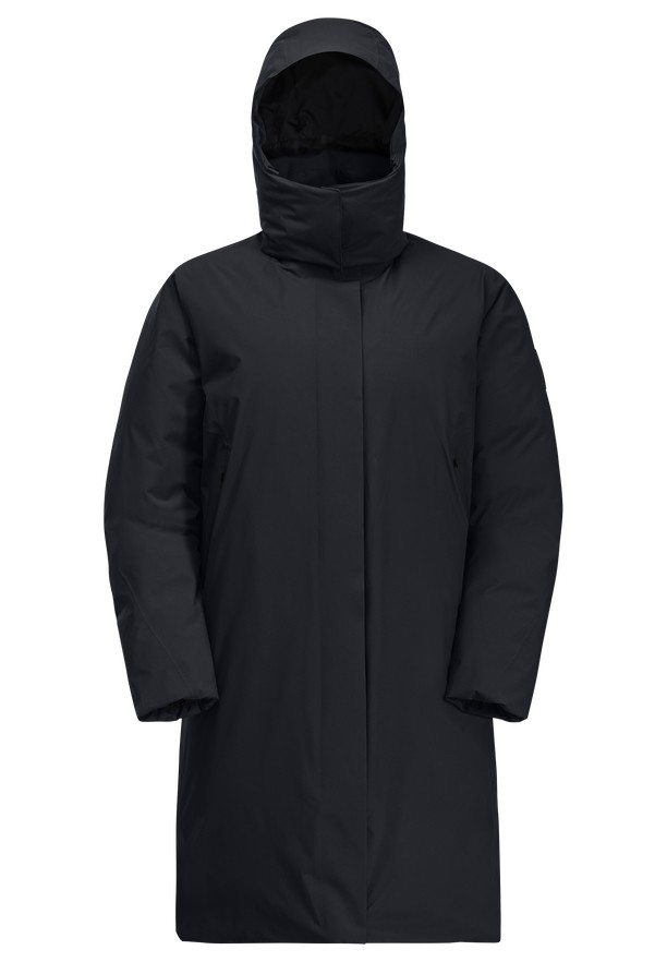 Navy Women Jack Wolfskin Luisenplatz Down Coats | 43876668