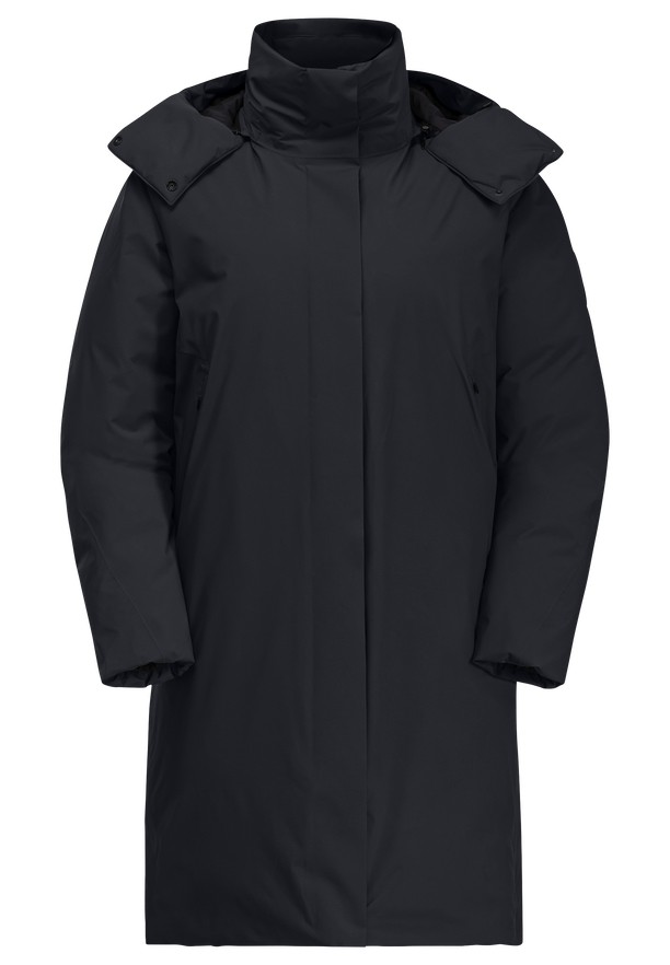 Navy Women Jack Wolfskin Luisenplatz Down Coats | 43876668