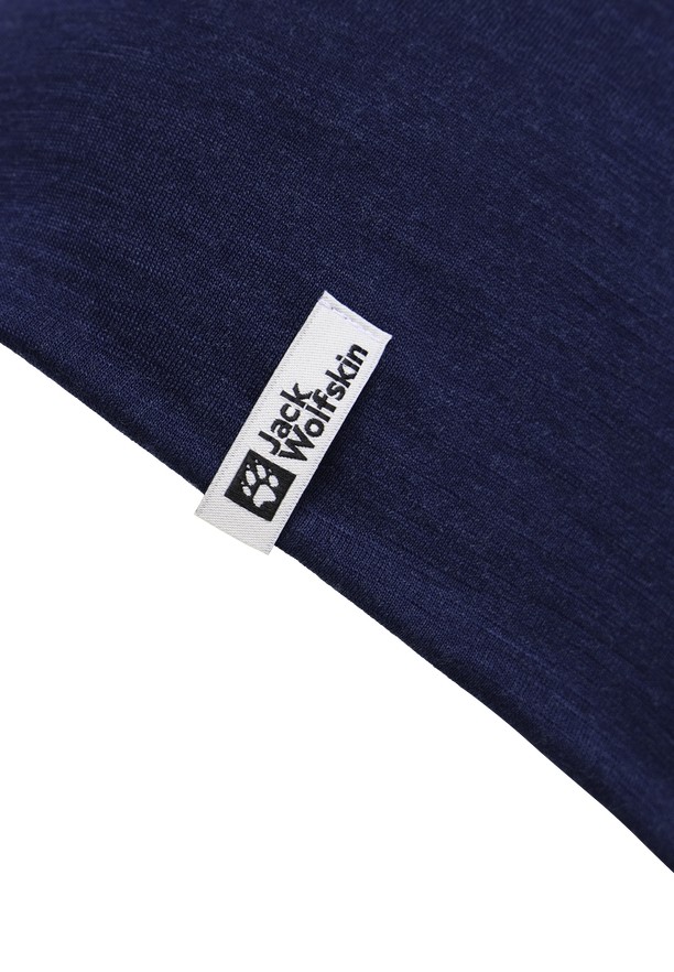 Navy Women Jack Wolfskin Merino Beanie | 39373835