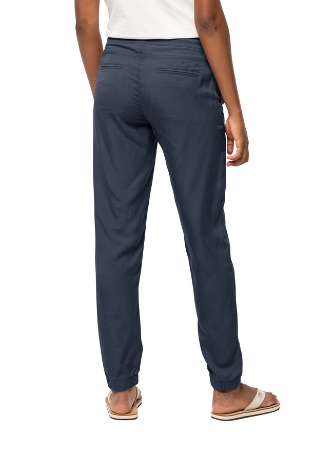 Navy Women Jack Wolfskin Mojave Pants | 67093635
