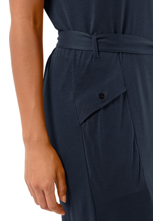 Navy Women Jack Wolfskin Mola Dress | 96083262