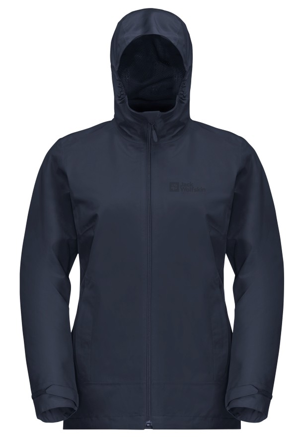 Navy Women Jack Wolfskin Moonrise 3in1 Jackets | 37144530