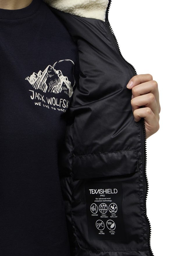Navy Women Jack Wolfskin Nordlicht Down Coats | 55605627