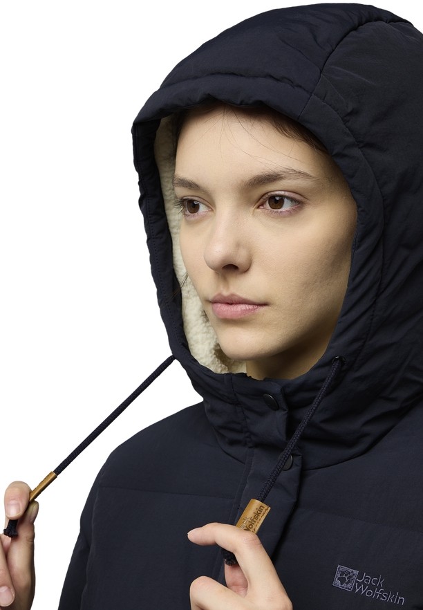 Navy Women Jack Wolfskin Nordlicht Down Coats | 55605627