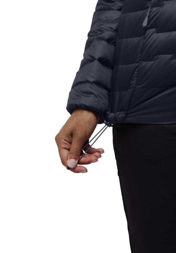 Navy Women Jack Wolfskin Passamani Down Jackets | 14517394