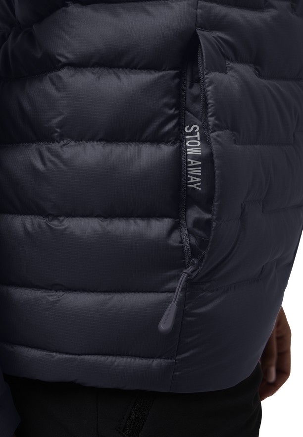 Navy Women Jack Wolfskin Passamani Down Jackets | 14517394