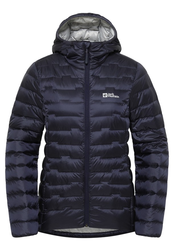 Navy Women Jack Wolfskin Passamani Down Jackets | 14517394