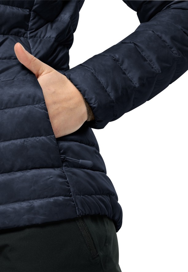 Navy Women Jack Wolfskin Pilvi Down Jackets | 76373431