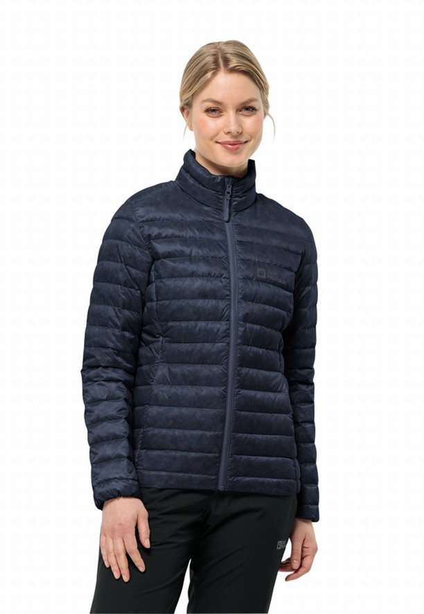 Navy Women Jack Wolfskin Pilvi Down Jackets | 76373431