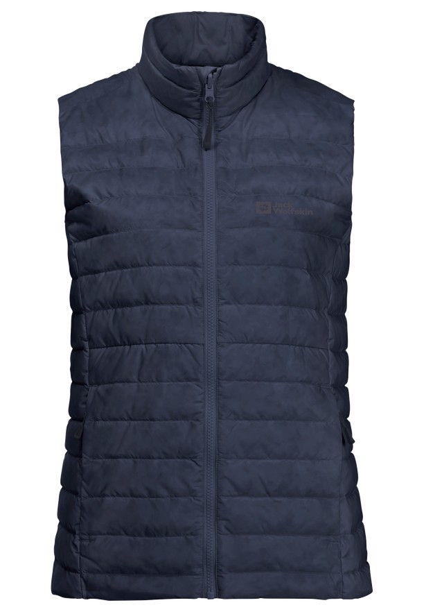 Navy Women Jack Wolfskin Pilvi Down Vest | 27008708
