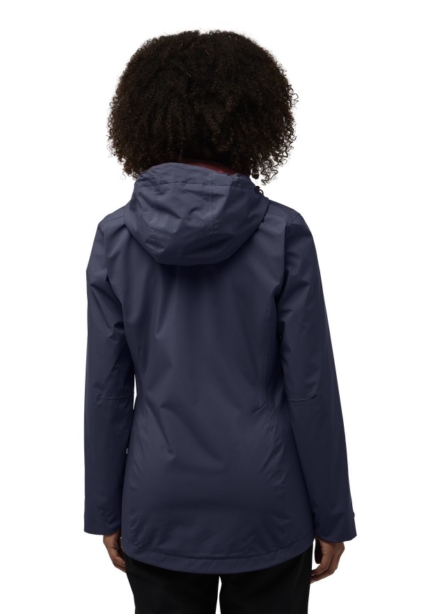 Navy Women Jack Wolfskin Rotwand 3in1 Jackets | 88419231