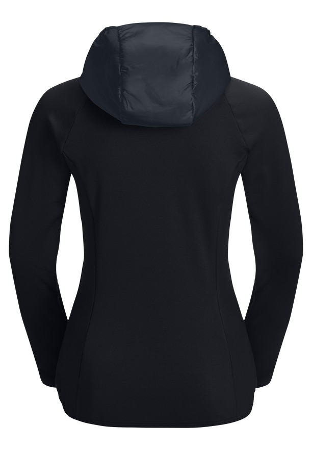 Navy Women Jack Wolfskin Routeburn Pro Hybrid Jackets | 61985706