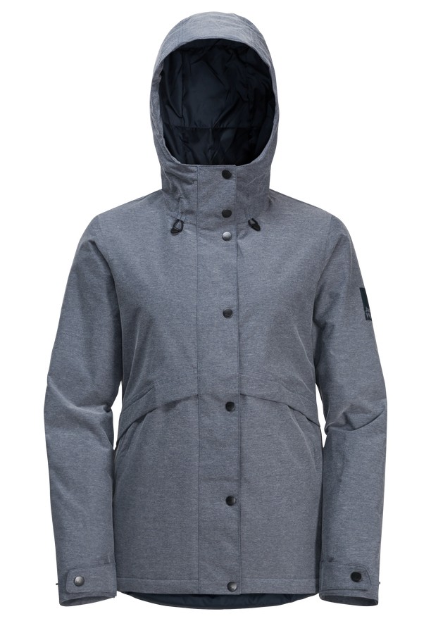 Navy Women Jack Wolfskin Snowy Park Winter Jackets | 23800267