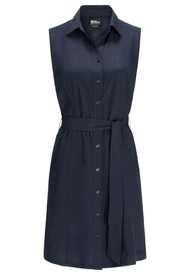 Navy Women Jack Wolfskin Sonora Dress | 96328953