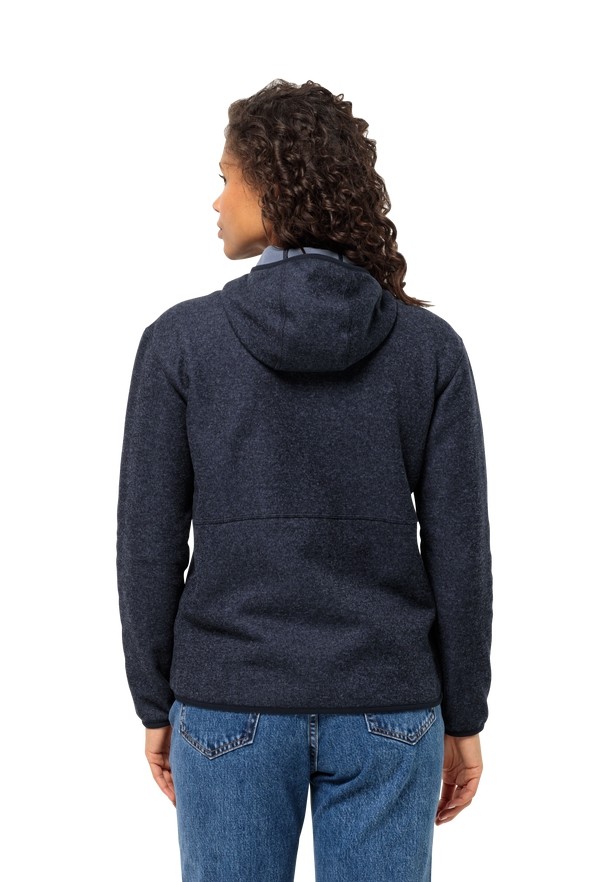Navy Women Jack Wolfskin Tannenspur Fleece Jackets | 90818332