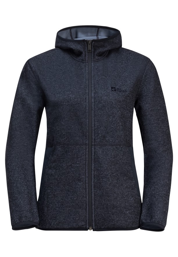 Navy Women Jack Wolfskin Tannenspur Fleece Jackets | 90818332