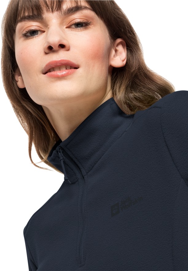 Navy Women Jack Wolfskin Taunus Hz T Shirts | 49749519