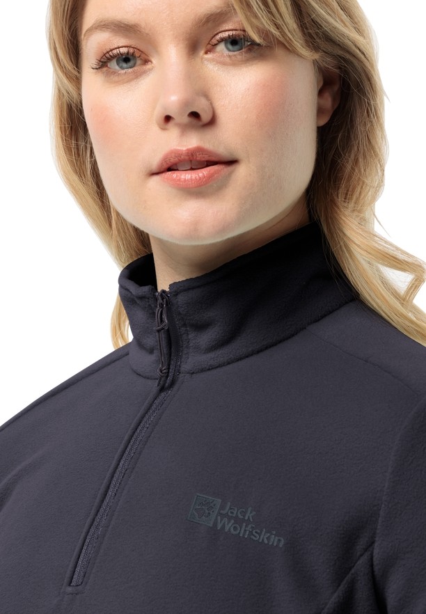 Navy Women Jack Wolfskin Taunus Hz T Shirts | 52244053