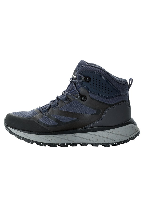 Navy Women Jack Wolfskin Terraventure Texapore Mid Hiking Shoes | 14596377