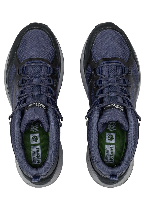 Navy Women Jack Wolfskin Terraventure Texapore Mid Hiking Shoes | 14596377